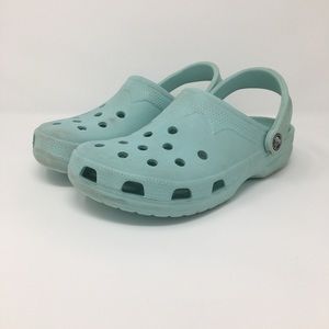 seafoam crocs